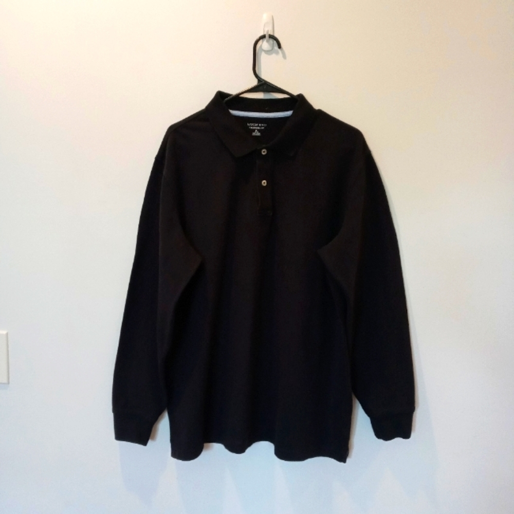 LANDS' END LONG SLEEVE POLO